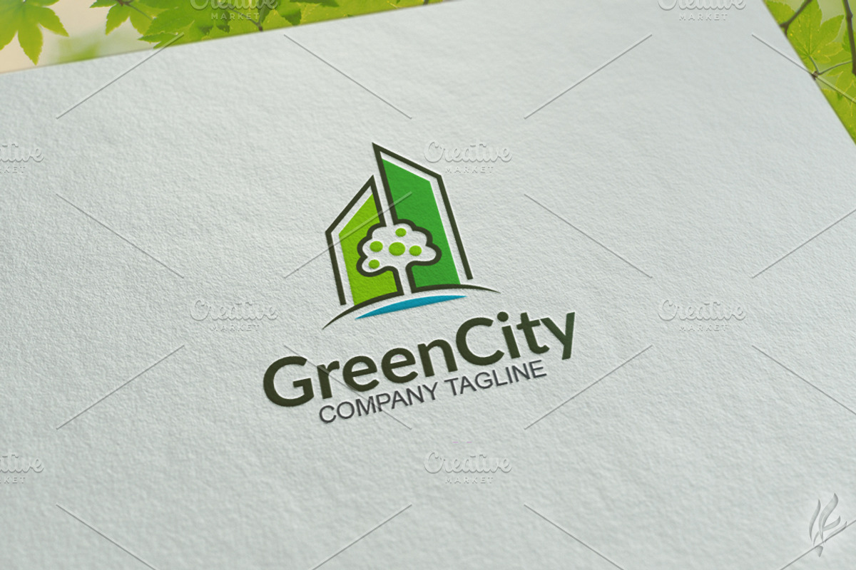 Green City - Logo Template, a Branding & Logo Template by Twelve.std (Photo 1 of 3)