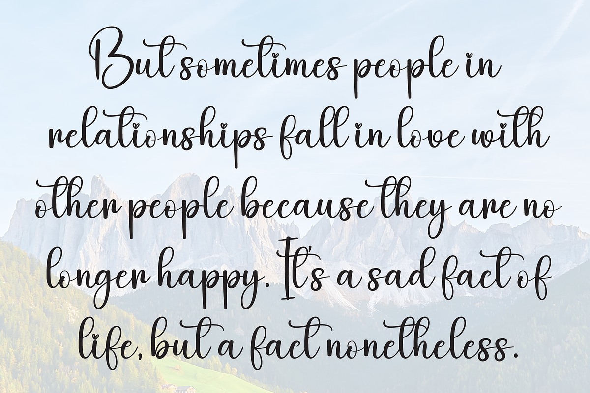 Beautica | Script Font, a Handwritten Font by Scratchones (Photo 6 of 9)