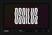 Oscilus, a Sans Serif Font by Wondermake (Thumbnail 1 of 6)