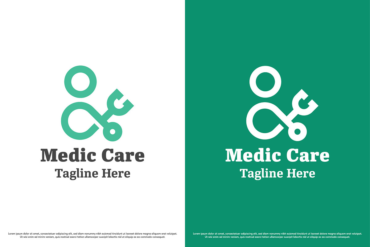 Medic care logo design template, a Branding & Logo Template by Morvana Crew (Photo 2 of 2)
