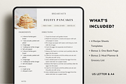 Recipe Template Bundle Canva, a Card Template by OrganizationOasisRo (Thumbnail 2 of 10)
