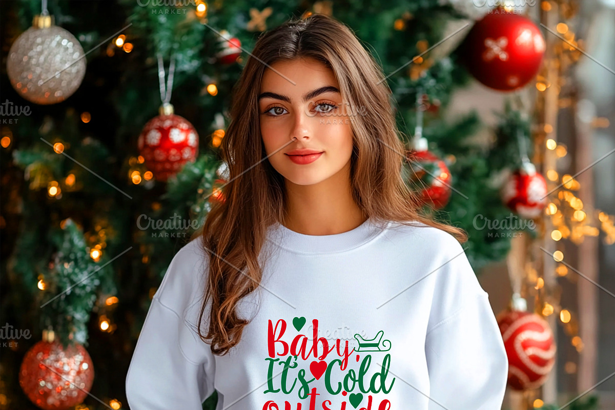 Retro Christmas Png and Svg Bundle, a Graphic by ExpressTeesArt (Photo 2 of 4)
