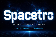 Spacetro – Display Typeface