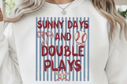 Sunny Days and Double Plays Baseball, a Graphic by Vector Portal (Thumbnail 1 of 8)
