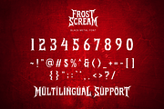 Frost Scream - Black Metal Font, a Blackletter Font by Sronstudio (Thumbnail 12 of 13)