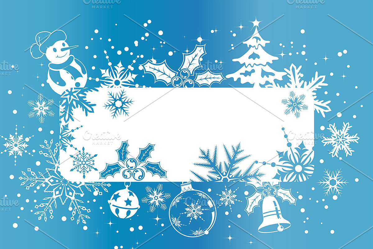 Christmas and New Year Backgrounds, a Decorative Illustration by TAlex (Photo 6 of 6)