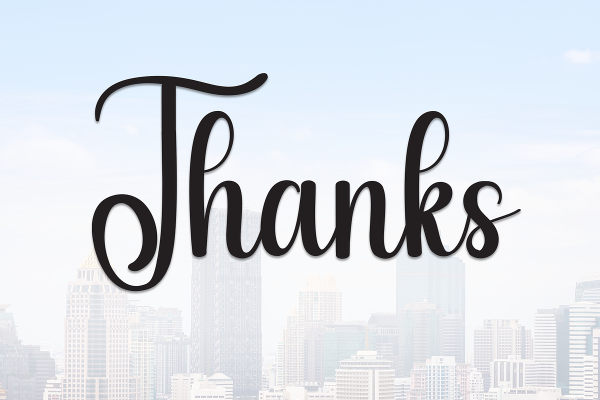 Building | Script Font, a Handwritten Font by Scratchones (Photo 9 of 9)