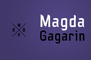 NT Magda Gagarin, a Sans Serif Font by NovoTypo (Thumbnail 2 of 4)