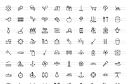 350 Nature & Outdoor Line Icons, an Outline Icon by IconBunny (Thumbnail 2 of 6)