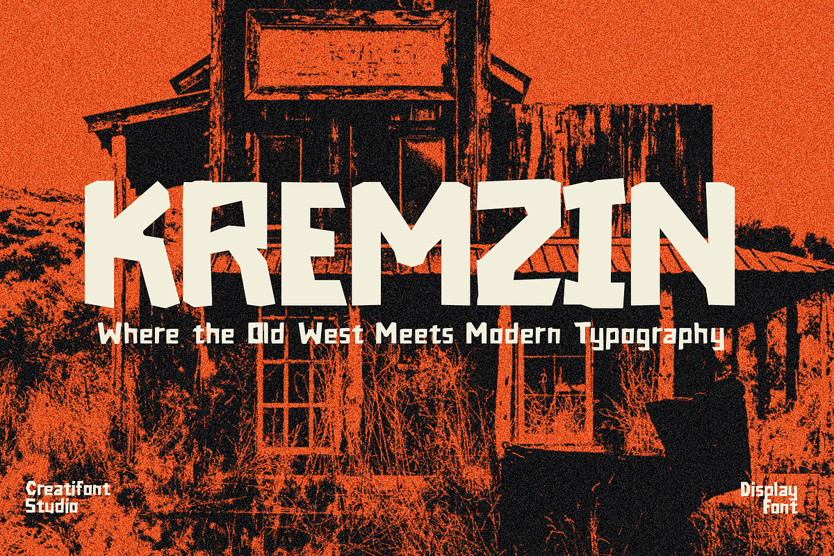 CF Kremzin - Quirky Decorative, a Sans Serif Font by Indotype Foundry (Photo 1 of 10)