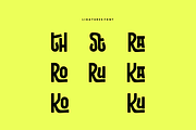 Grothsa - Creative Ligatures Font, a Sans Serif Font by QR Design Studio (Thumbnail 7 of 8)