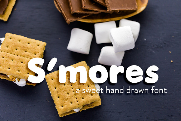 S'mores Hand Drawn Font preview 5