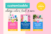 Colorful Pinterest Pin Templates, a Social Media Template by Design Pixie (Thumbnail 4 of 5)