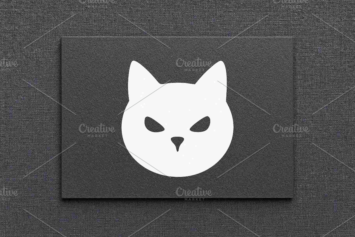 Evil Cat Head Vector, an Animal Illustration by Vectorium Studio (Photo 4 of 4)