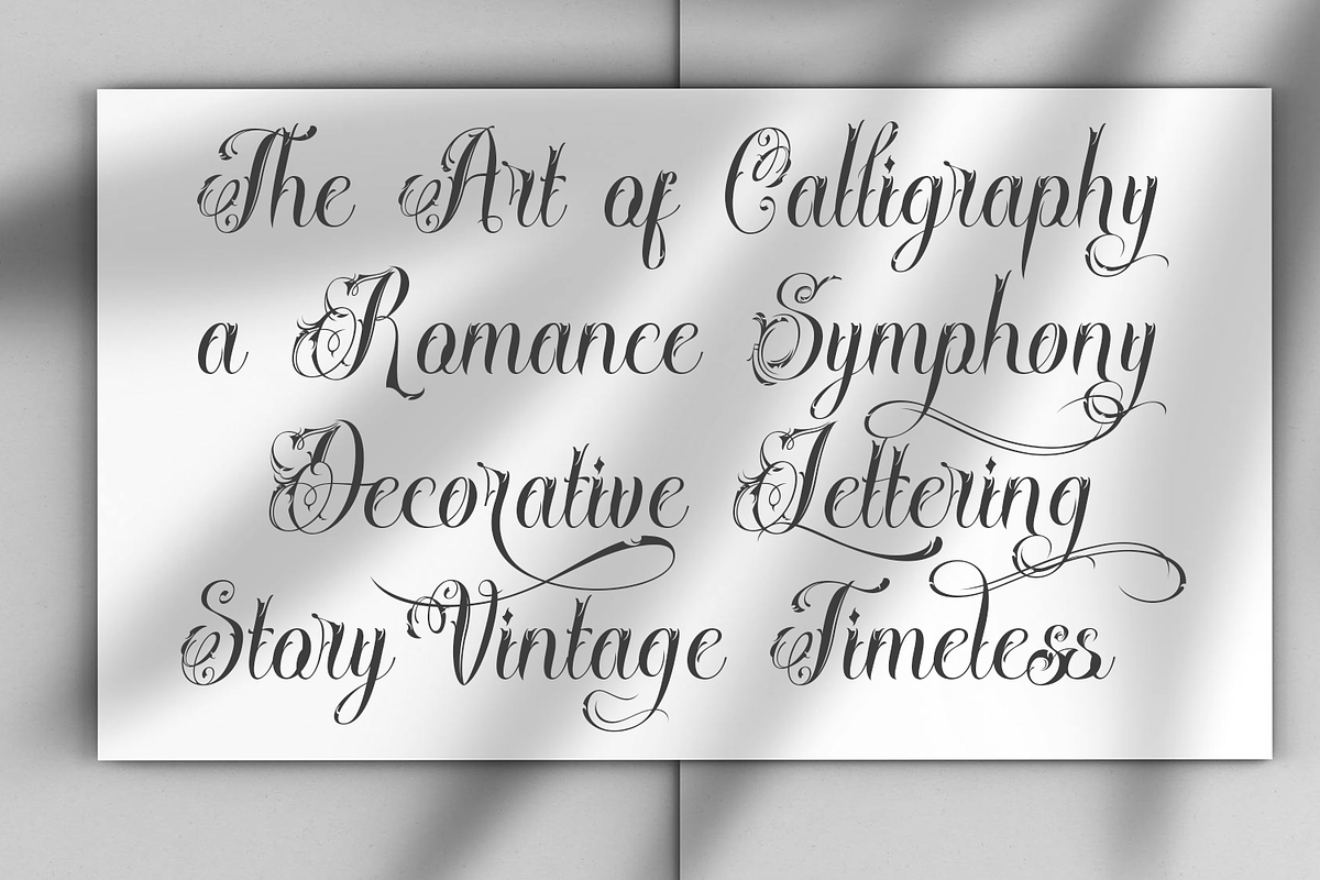 Hentagie Classic Script, a Script Font by madeDeduk (Photo 7 of 11)