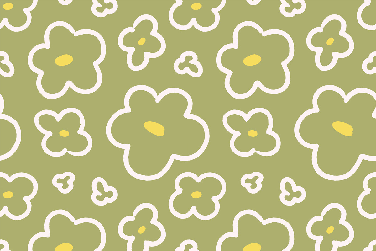 Abstract floral seamless pattern set, a Pattern Graphic by Good Studio (Photo 12 of 24)