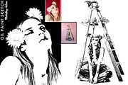 30 Modern Sketch Photoshop Actions, an Action Add-On by Jacpot007 (Thumbnail 15 of 26)