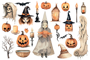 Halloween Vintage Clipart