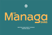 MN Managa Sans - Grotesk Sans Serif, a Sans Serif Font by Mantra Naga (Thumbnail 1 of 20)