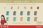Diner Classique Retro Font, a Font by Remedy667 (Thumbnail 4 of 6)