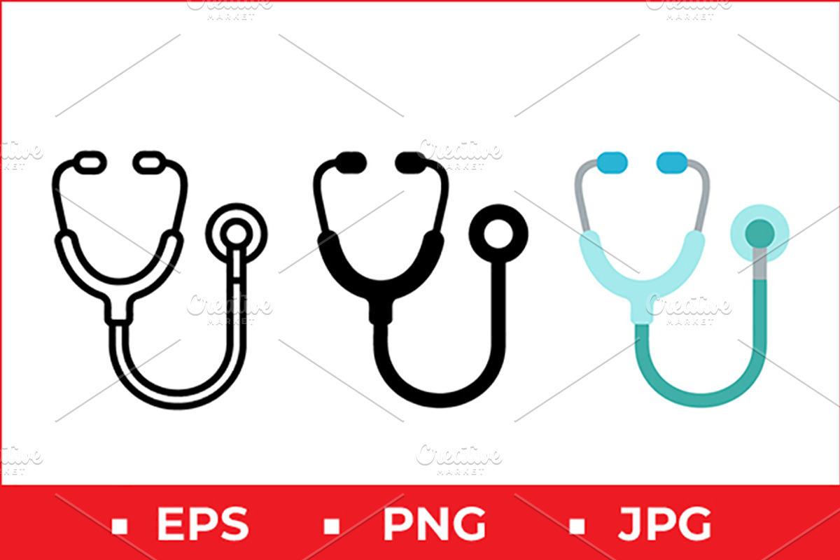 Stethoscope Icon Vector Design, a Solid Icon by Artonix (Photo 1 of 2)