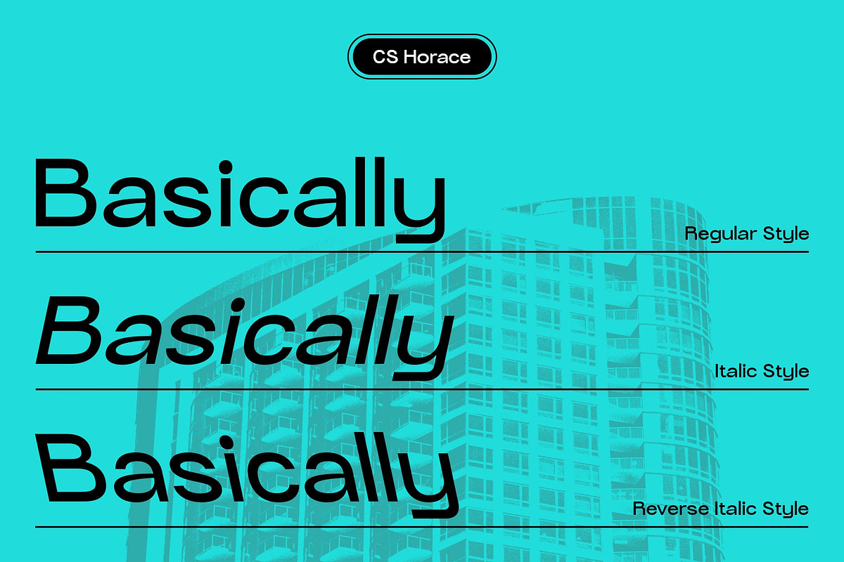 CS Horace – Contemporary Font, a Sans Serif Font by Craft Supply Co. (Photo 2 of 8)