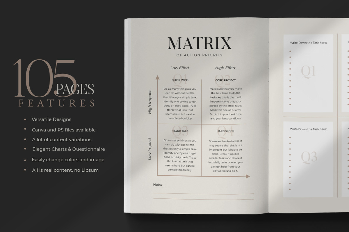 Workbook Creator For Coach CANVA PS, a Magazine Template by Eviory (Photo 16 of 31)