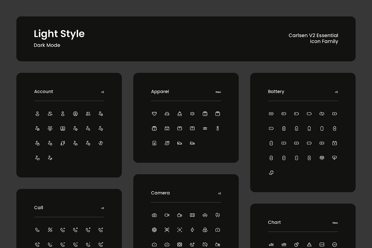 Carlsen V2 Essentials Icon Library, an Outline Icon by DailyYouth (Photo 15 of 21)