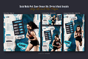 American Football Sport Social Media, a Social Media Template by Creative_View (Thumbnail 4 of 8)
