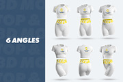 3D Mockup Top & Shorts Sportswears, a Shirt Mockup by Grow Design Craft Studio (Thumbnail 9 of 9)
