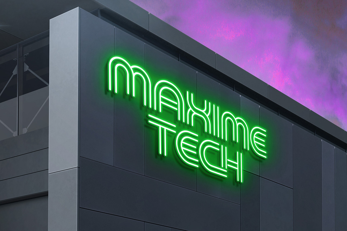 Neon Backlight, a Symbol Font by Ditatype (Photo 2 of 10)