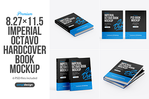 Imperial Octavo Book Mockup