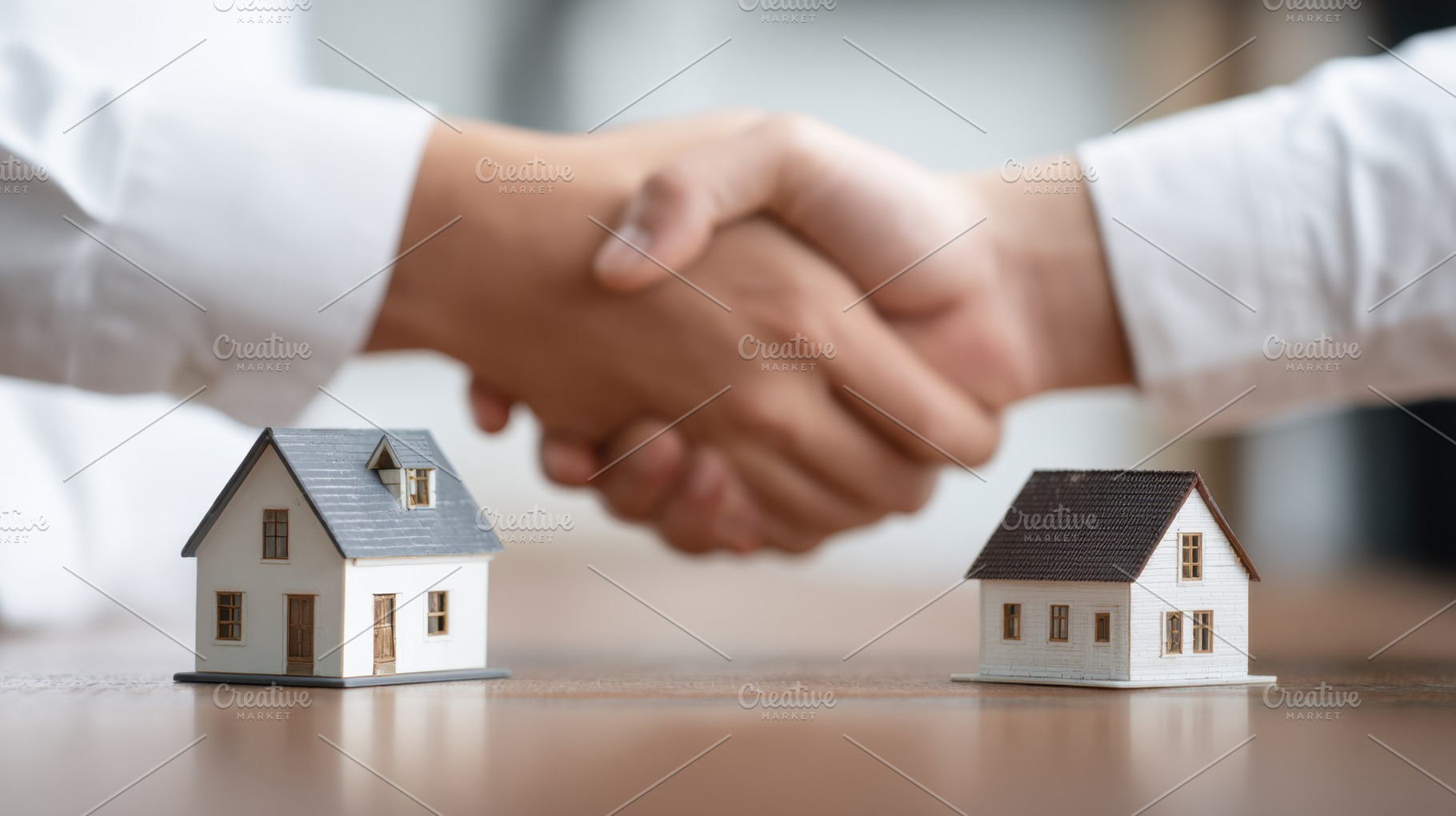 Hands shake during real estate deal, a Photo by Beautiful things
