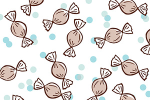 Brown and Blue Candy Design, a Marketing Template by Sybillla