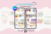 Colorful Brights Instagram Puzzle, a Social Media Template by The Blog Creative (Thumbnail 1 of 18)