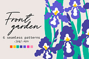 Front garden | patterns pack, a Pattern Graphic by Nastya Tkachova (Thumbnail 1 of 8)