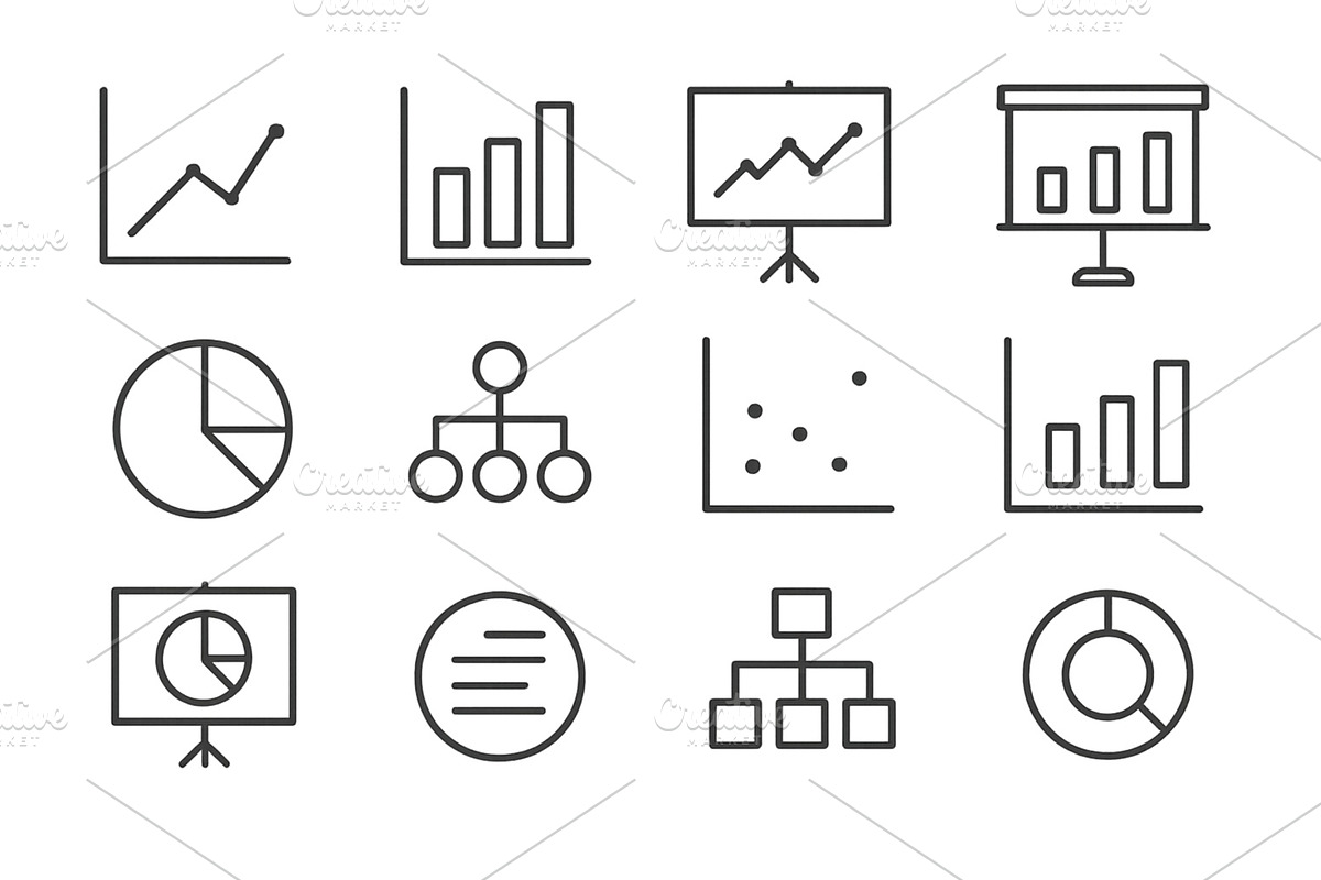Vector illustration of various data, a Finance Illustration by ZinetroN