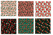 Strawberry Pattern Digital paper, an Illustration by Designworld (Thumbnail 2 of 4)