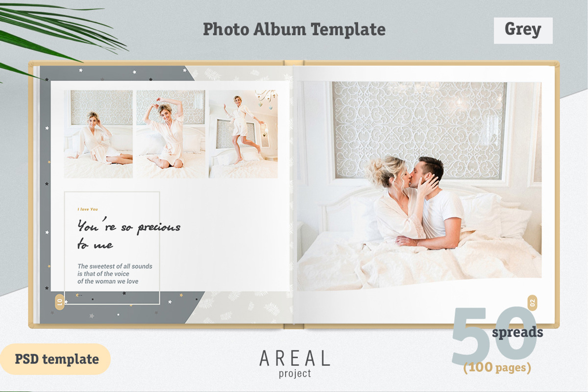 3 in 1 / Photo Album Template Bundle, a Stationery Template by ArealPro (Photo 7 of 10)