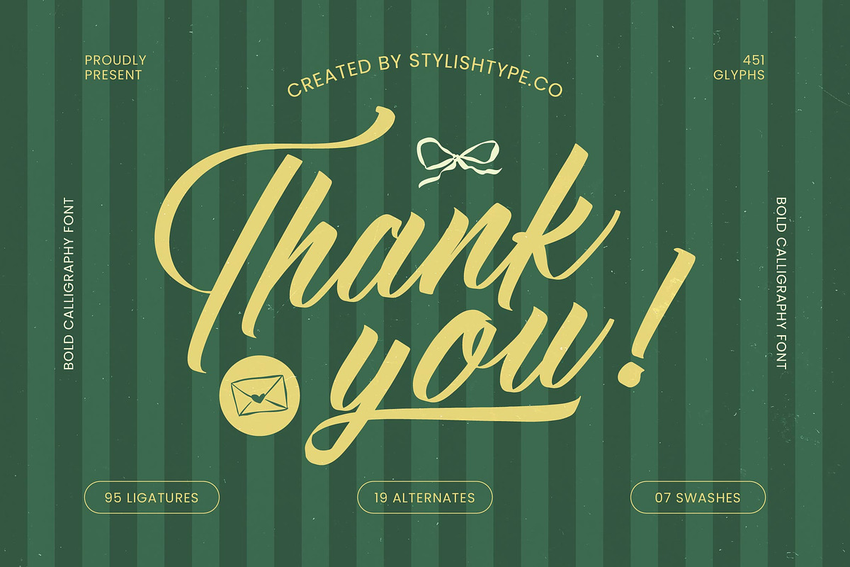 Amigdal Bold Calligraphy Font, a Script Font by stylishtype.co (Photo 20 of 20)