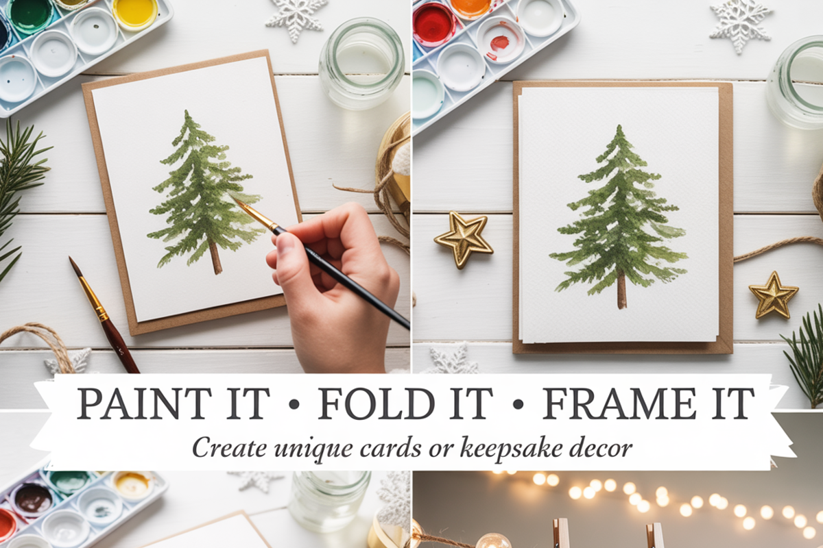 25 Christmas Card DIY Design Kit, a Seasonal Illustration by Daffodil Dream Studio (Photo 7 of 9)