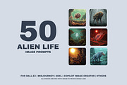 Alien Life Image Prompts, an Illustration by Digital Art Creations (Thumbnail 1 of 7)