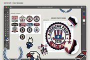 4th July 2026 Event Badge EPS Bundle, an Object Graphic by NH graphic (Thumbnail 6 of 10)
