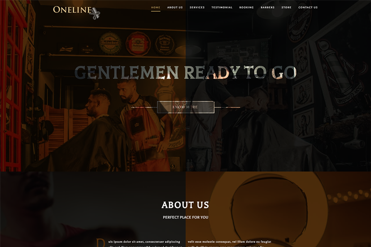 Oneline-Multipurpose WordPress Theme, a WordPress Template by ThemeHunk (Photo 2 of 7)