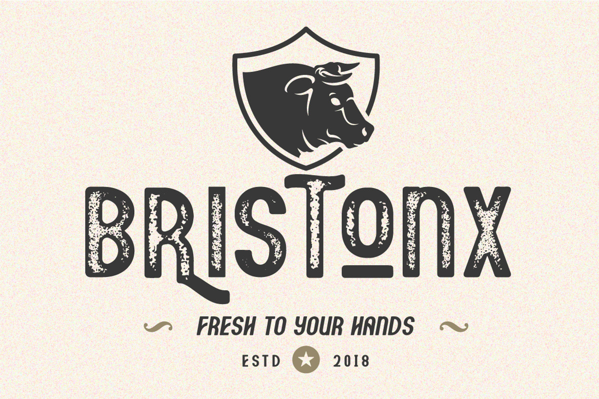 Motgan - Vintage Font, a Sans Serif Font by Vava Aryanto (Photo 8 of 16)