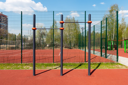 Outdoor gym for street workout