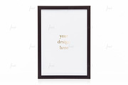 Dark styled frame isolated mockup, a Print Template by JustLikeMyDesktop (Thumbnail 3 of 3)