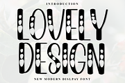 Lovely Design, a Serif Font by InermediaSTUDIO (Thumbnail 1 of 8)