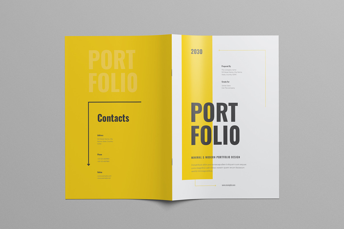 Portfolio Layout preview 7