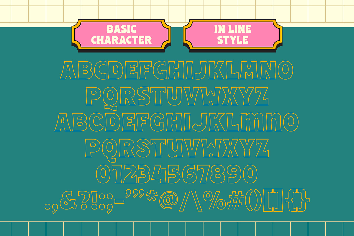 90’s Scooter – Retro Display Font, a Sans Serif Font by Almarkhatype (Photo 8 of 11)